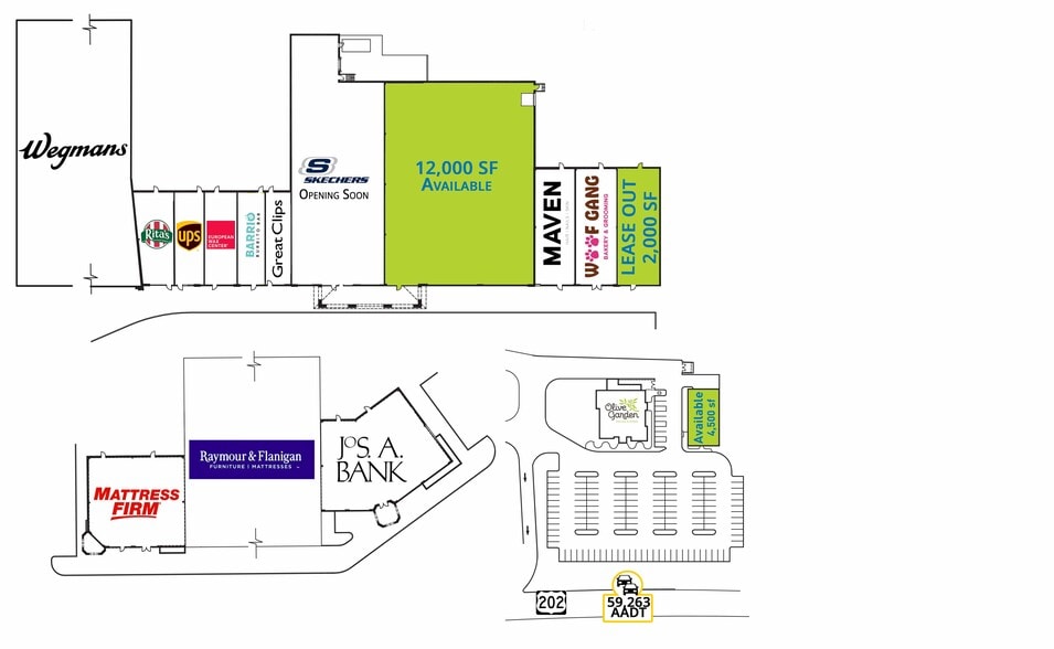 More Photos Of 724 US Highway 202, Bridgewater Unknown For Lease