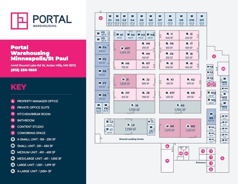 More Photos Of 4440 W Round Lake Rd, Arden Hills Warehouse For Lease