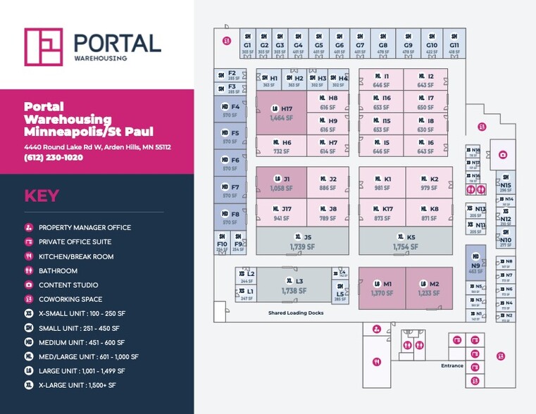 More Photos Of 4440 W Round Lake Rd, Arden Hills Warehouse For Lease