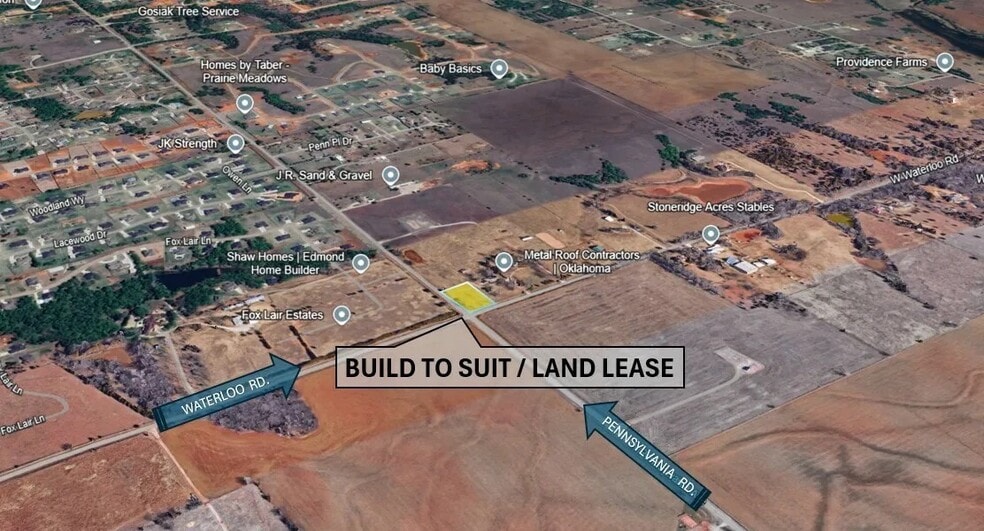 Primary Photo Of 5001 W Waterloo Rd, Edmond Land For Lease