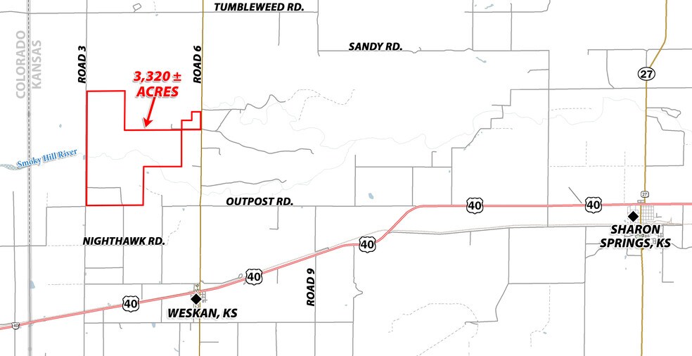 More Photos Of Road 3 & Outpost Road, Weskan Land For Sale