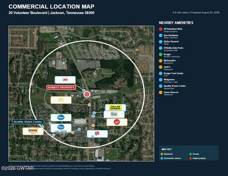Primary Photo Of 20 Volunteer Blvd, Jackson Land For Sale