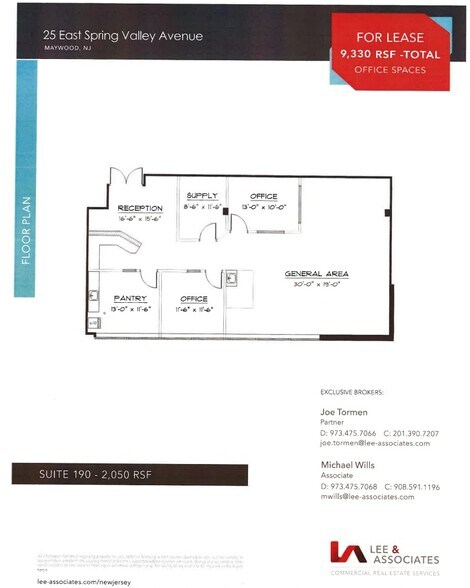 More Photos Of 25 E Spring Valley Ave, Maywood Office For Lease