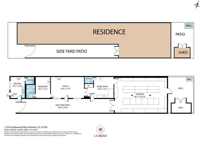 More Photos Of 1130 N Hollywood Way, Burbank Freestanding For Lease
