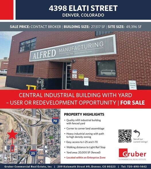 Primary Photo Of 4398 Elati St, Denver Manufacturing For Sale