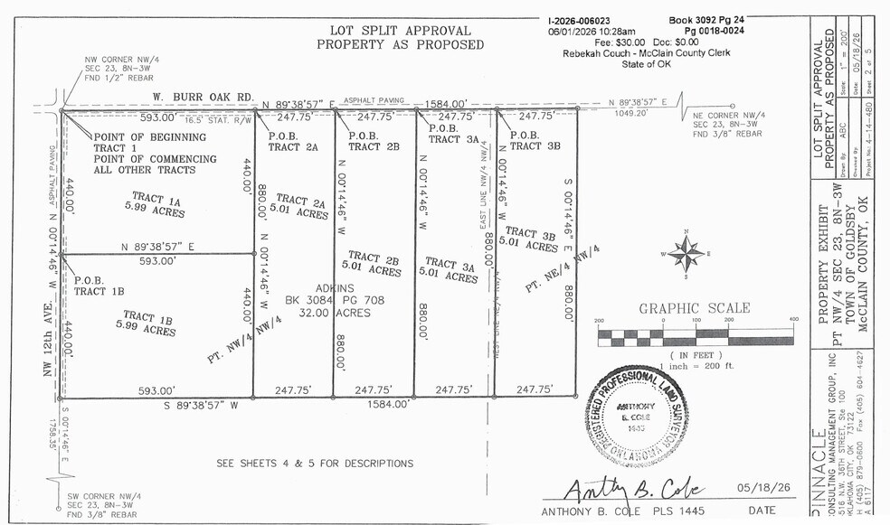 More Photos Of W Burr Oak Rd, Norman Land For Sale