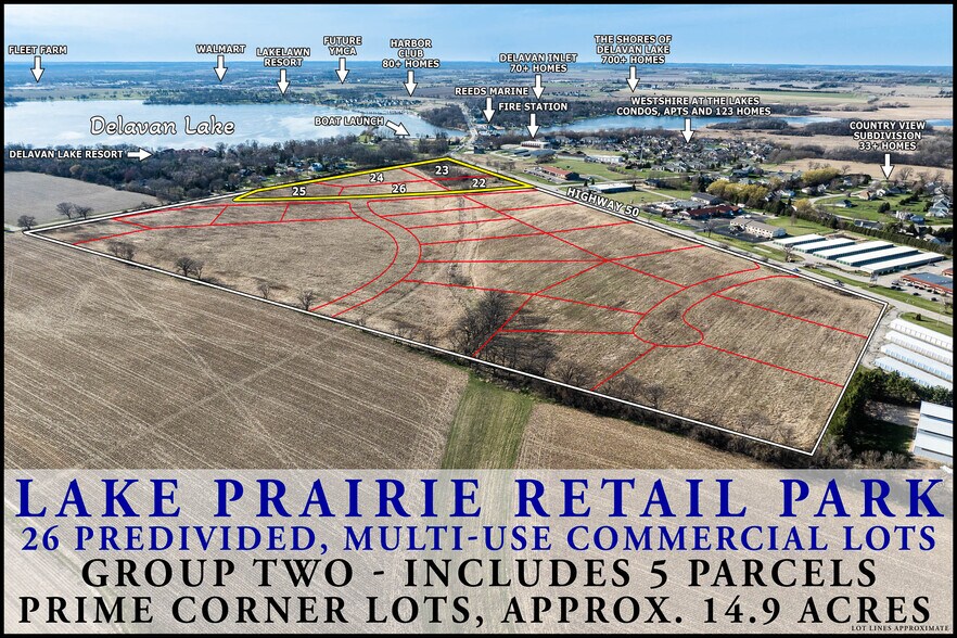 More Photos Of Lt22-Lt26 Highway 50, Delavan Land For Sale