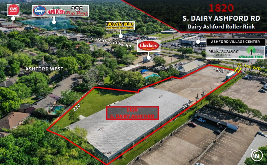 Primary Photo Of 1820 S Dairy Ashford Rd, Houston Land For Sale