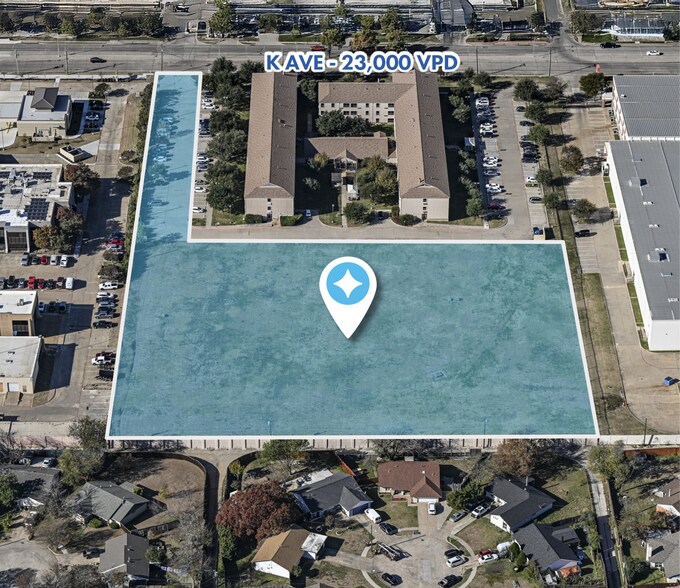 Primary Photo Of 1936 K Ave, Plano Land For Sale