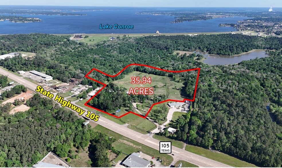 Primary Photo Of 12824 Highway 105 W, Conroe Land For Sale