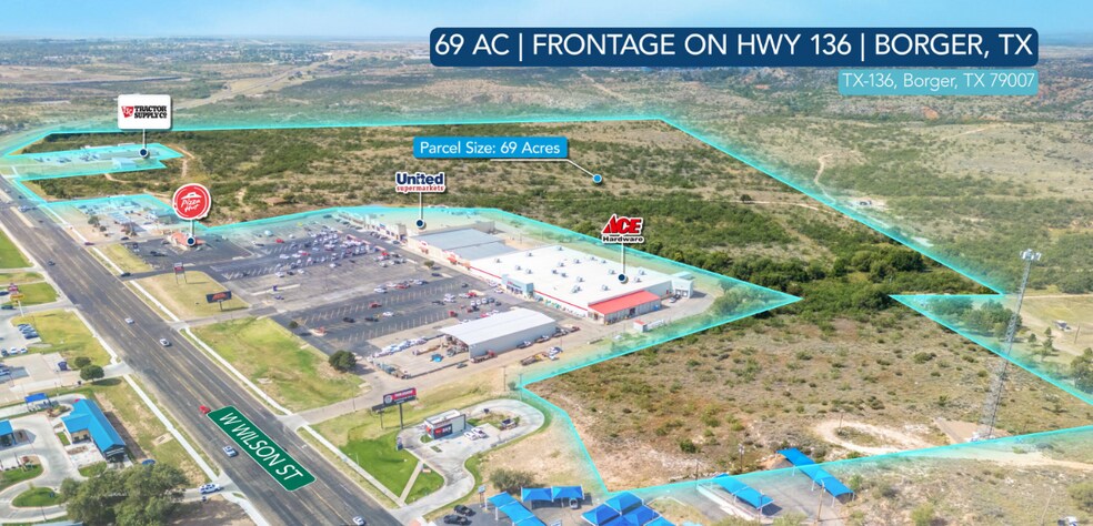 Primary Photo Of 1600 Wilson, Borger Land For Sale