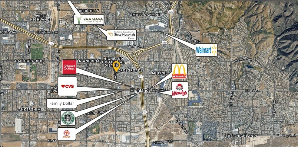 More Photos Of 6979 Palm Ave, Highland General Retail For Sale