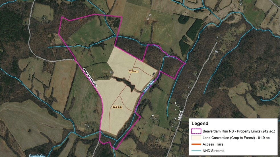 Primary Photo Of Mount Zion Church @ Beaverdam Run, Oakpark Land For Sale