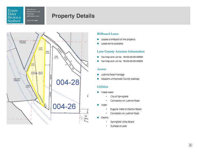 More Photos Of Judkins Road & Judkins Dedicated Road, Eugene Land For Sale