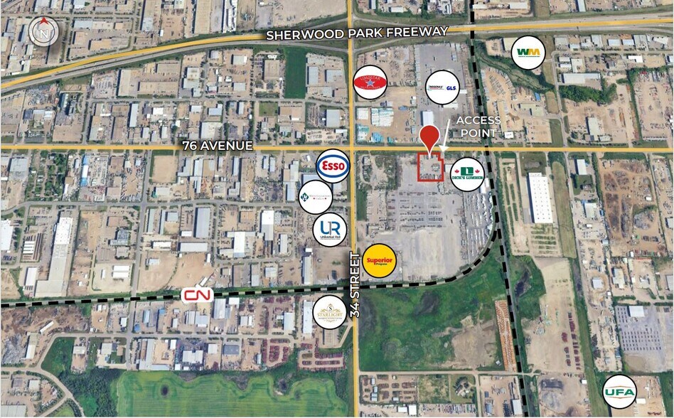 More Photos Of 3321 76 Av NW, Edmonton Land For Lease