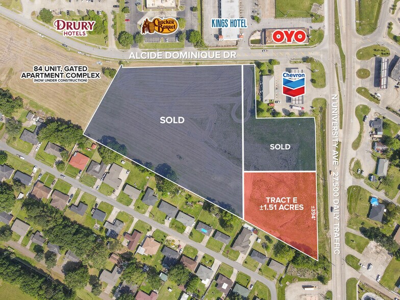 More Photos Of N UNIVERSITY AVE AND I-10, Lafayette Land For Sale