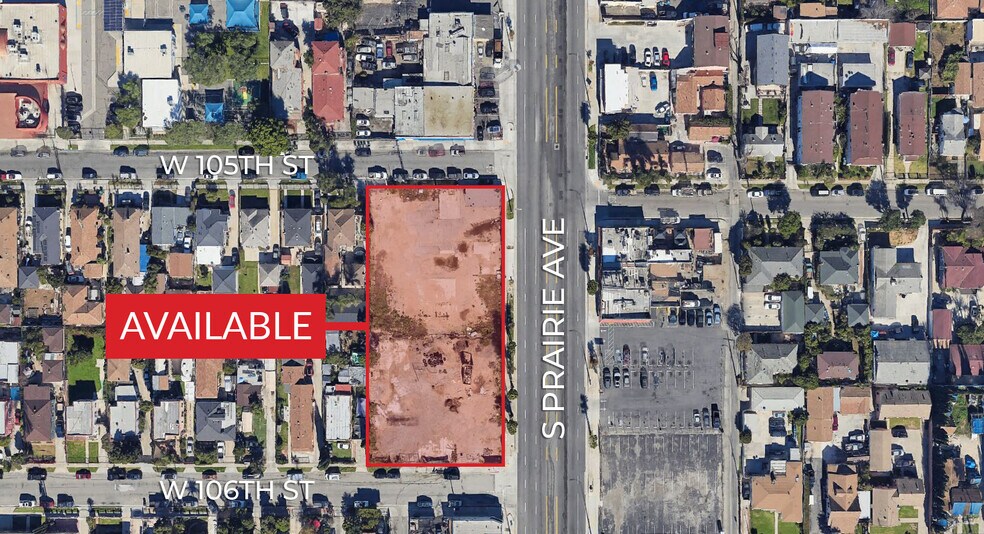 More Photos Of 10503-10507 S Prairie Ave, Inglewood Land For Lease