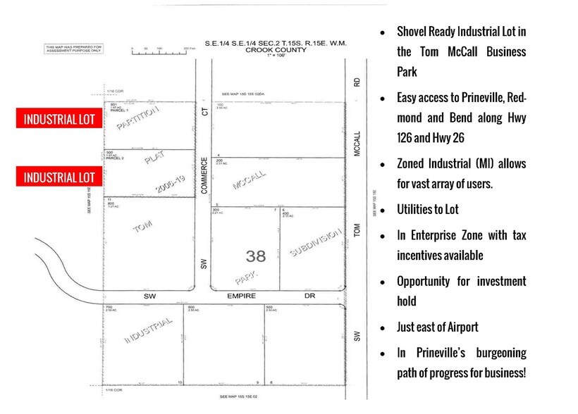 More Photos Of Commerce @ SW Empire Drive, Prineville Land For Sale