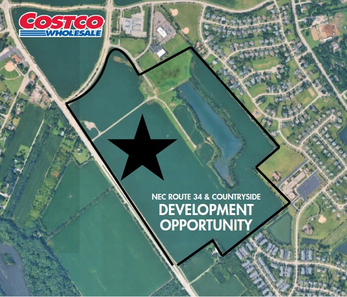 Primary Photo Of NEC Route 34 and Countryside Pky, Yorkville Land For Sale