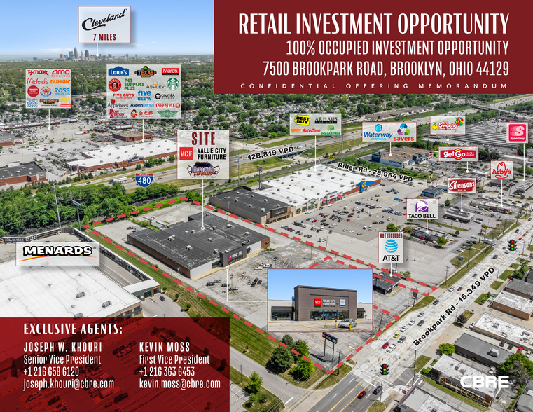 Primary Photo Of 7500 Brookpark Rd, Cleveland General Retail For Sale