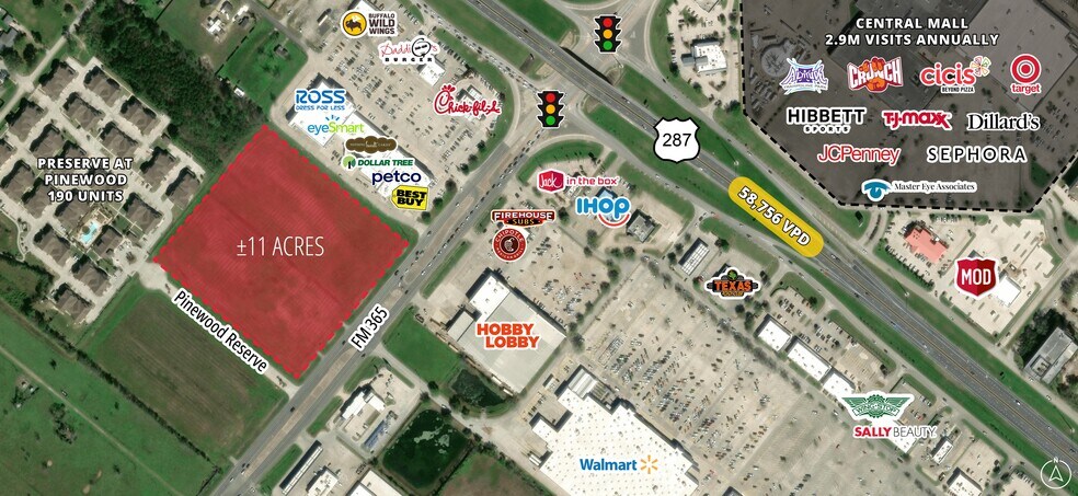 More Photos Of 2301 Highway 365, Port Arthur Land For Sale