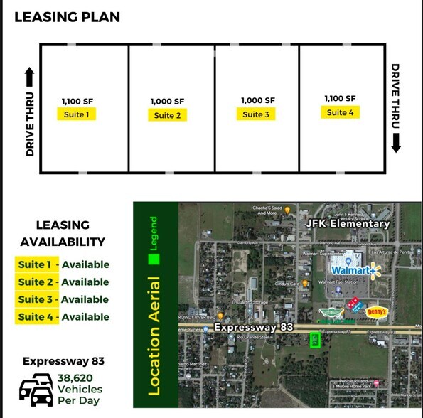 More Photos Of 1614 Expressway 83, Penitas Storefront For Lease