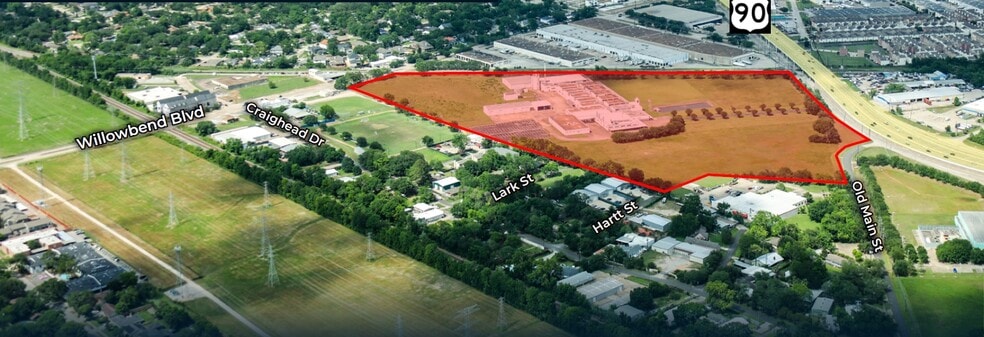 Primary Photo Of 11530 Main St, Houston Warehouse For Sale