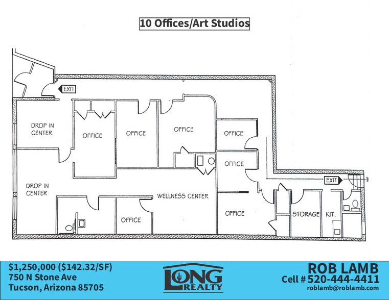 More Photos Of 748 N Stone Ave, Tucson Freestanding For Sale