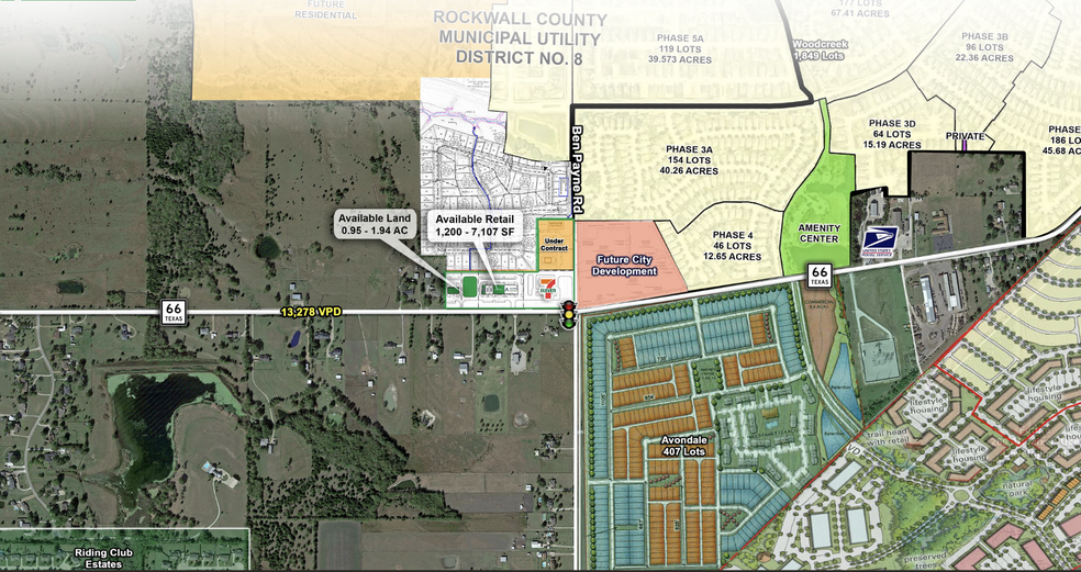 Primary Photo Of NWQ OF HWY 66 & BEN PAYNE ROAD, Fate General Retail For Lease