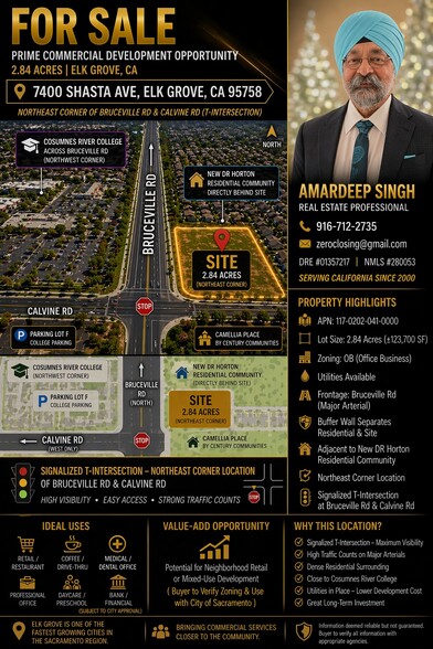 Primary Photo Of 7400 Shasta Ave, Elk Grove Land For Sale