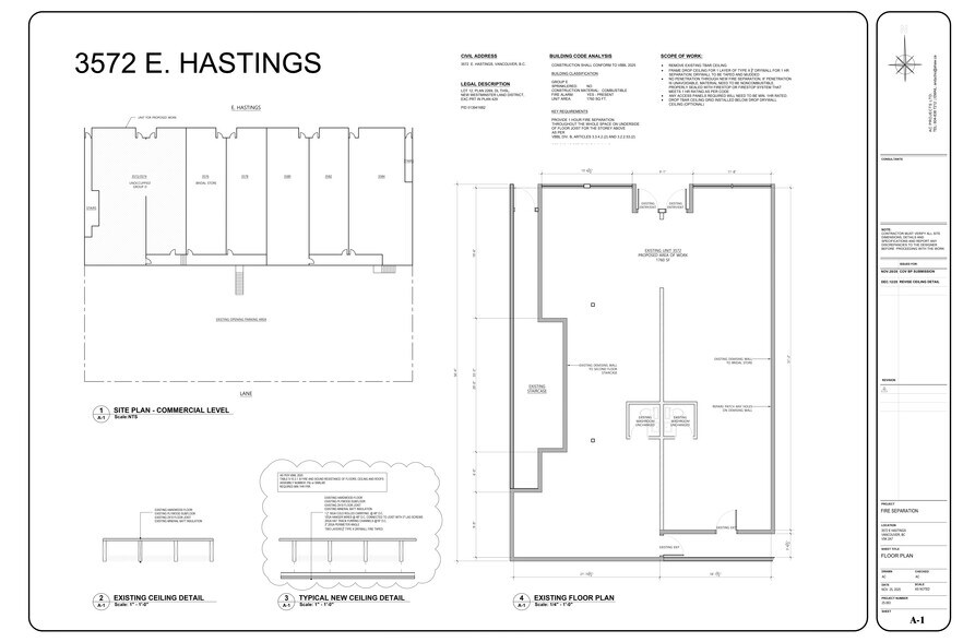 More Photos Of 3572 Hastings St E, Vancouver Storefront Retail Office For Lease