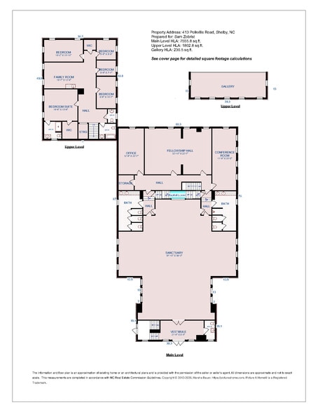More Photos Of 413 Polkville Rd, Shelby Religious Facility For Sale