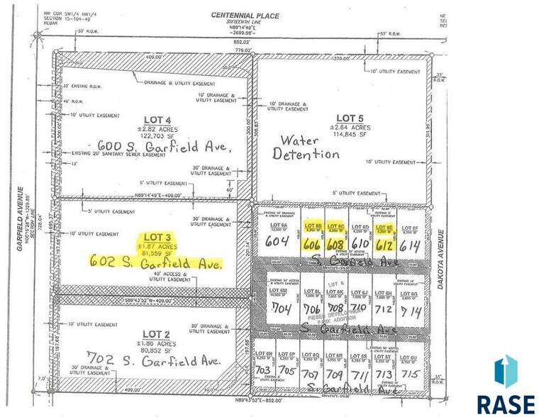 More Photos Of 602 S. Garfield Ave., Dell Rapids Land For Sale