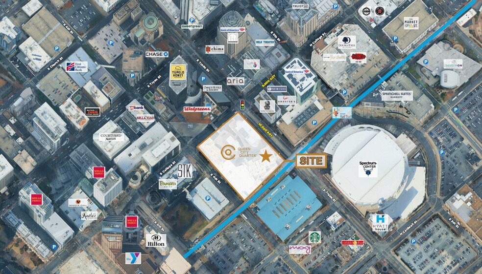Primary Photo Of 210 E Trade St, Charlotte Hotel For Lease