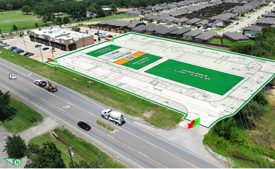 More Photos Of 1001 US-377, Aubrey Freestanding For Lease