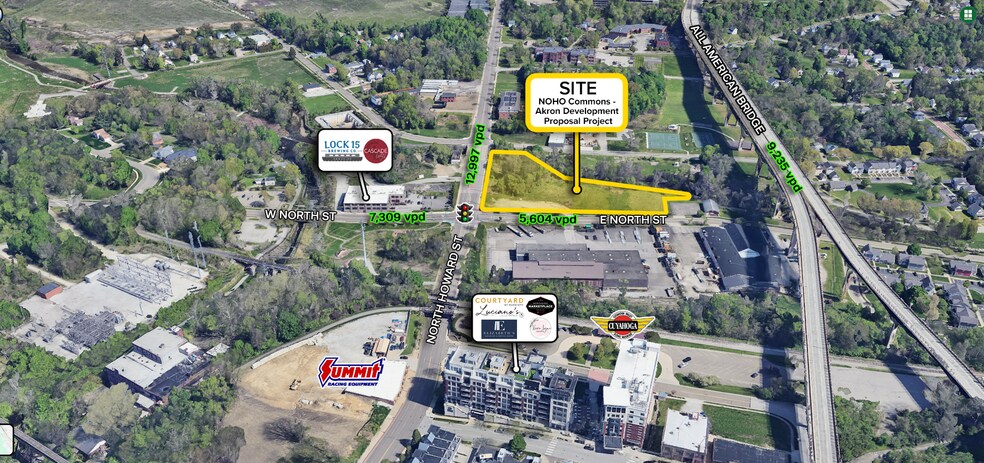 More Photos Of N Howard St @ E North St, Akron Land For Lease