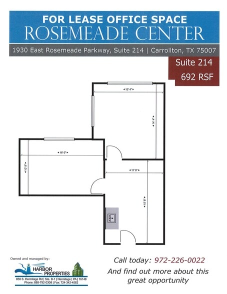 More Photos Of 1930 E Rosemeade Pky, Carrollton Office For Lease