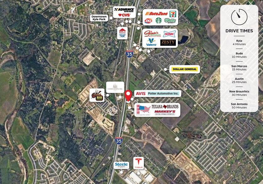 More Photos Of 23451 N I 35, Kyle Land For Sale