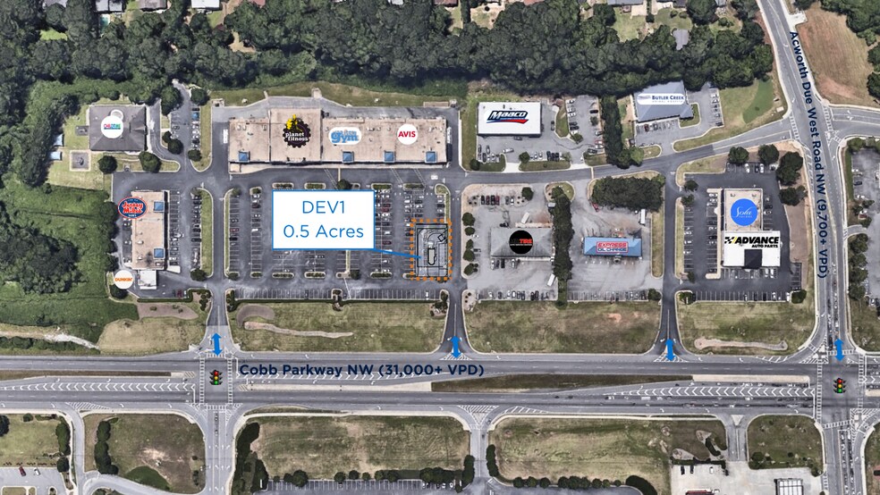 Primary Photo Of N Cobb Pky, Kennesaw General Retail For Lease
