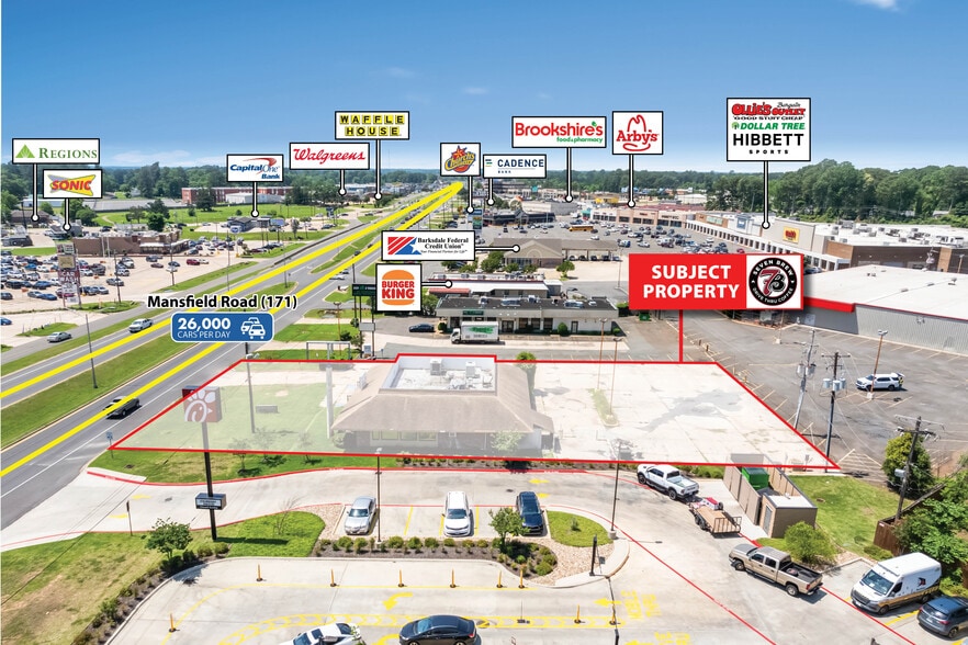 More Photos Of 9124 Mansfield Rd, Shreveport General Retail For Sale