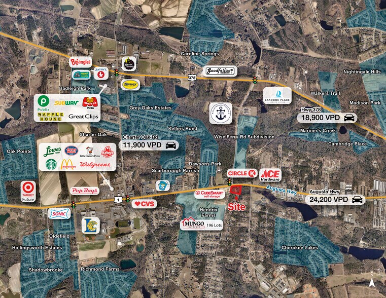 More Photos Of Augusta Hwy at Hermitage Rd, Lexington Land For Sale