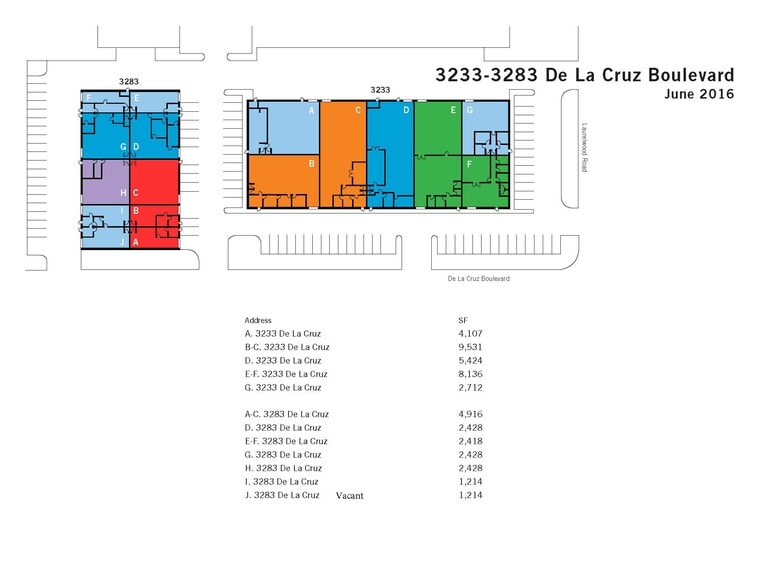 More Photos Of 3233-3283 De La Cruz Blvd, Santa Clara Warehouse For Lease