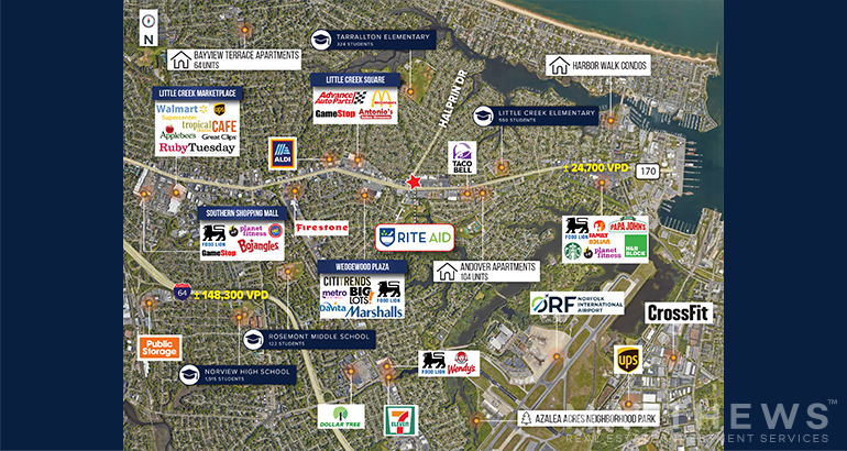 More Photos Of 7912 Halprin Dr, Norfolk General Retail For Sale