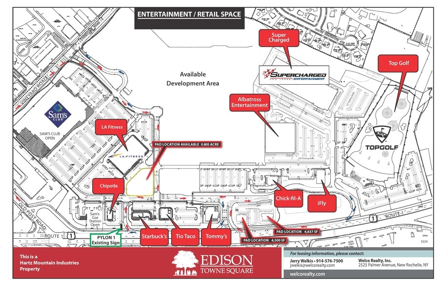 Primary Photo Of 939 RT 1, Edison Land For Lease