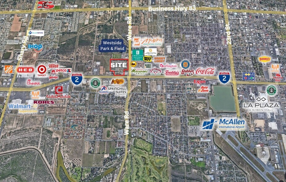 More Photos Of Ware Rd @ Interstate 2, McAllen Land For Sale