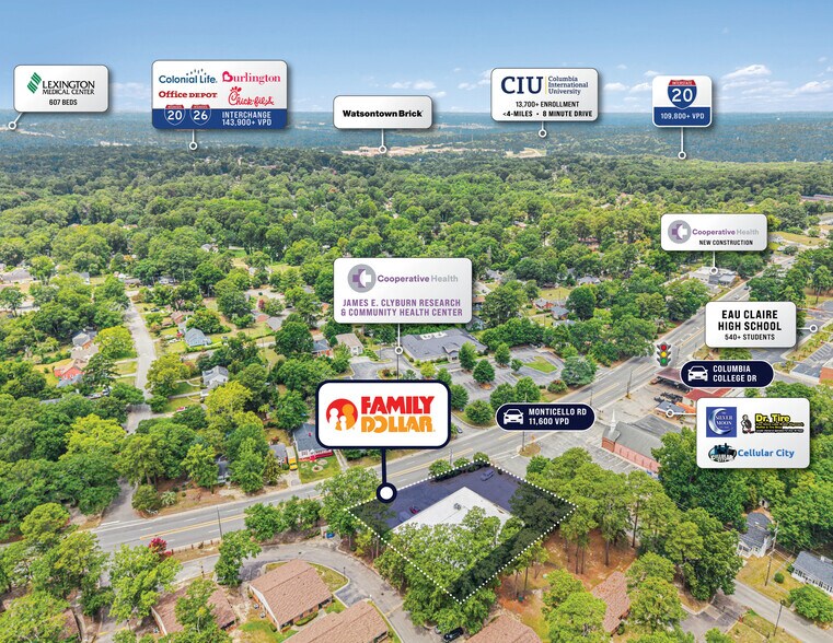 More Photos Of 4524 Monticello Rd, Columbia Freestanding For Sale