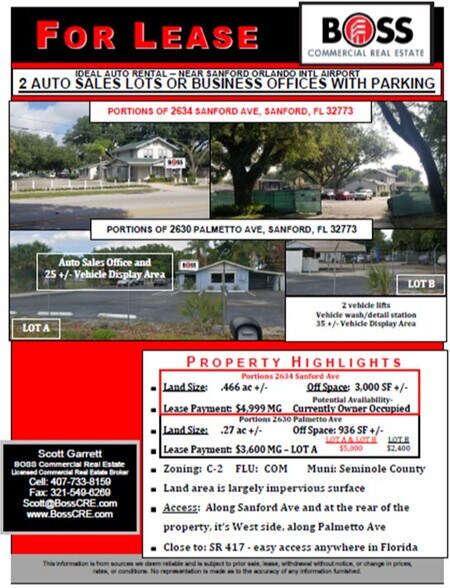 Primary Photo Of 2634 Sanford Ave, Sanford Unknown For Lease