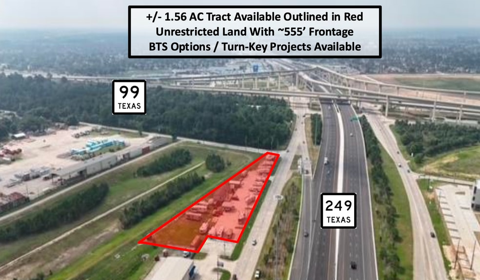 Primary Photo Of 26000 TX-249, Tomball Land For Sale