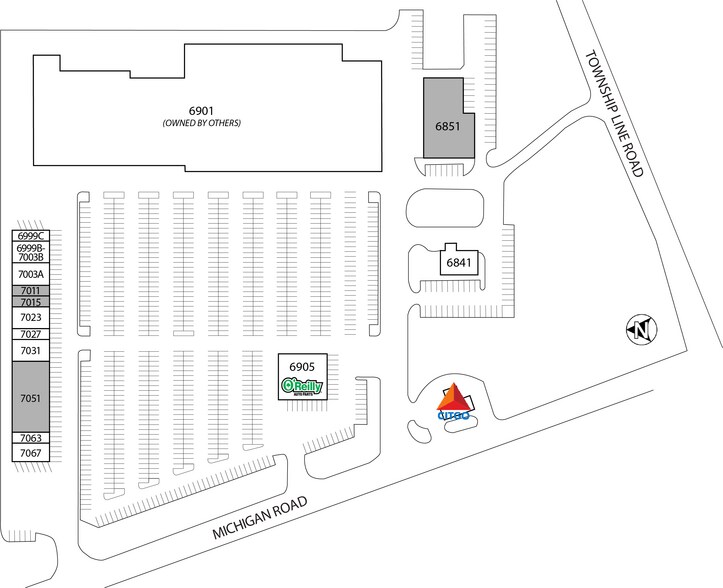 More Photos Of 6851-7067 Michigan Rd, Indianapolis Unknown For Lease