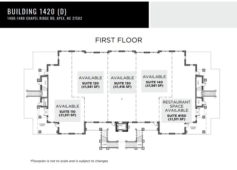 More Photos Of 1420 Chapel Ridge Rd, Apex Office For Sale